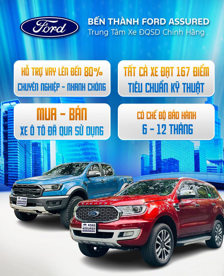 Slider - Mua bán xe Ford đã qua sử dụng